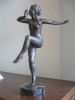 BRONZE ART DECO DANSEUSE NUE