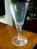 GRAND VERRE A PIED EN VERRE, XVIIIe si�cle