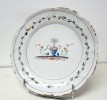 ASSIETTE FAIENCE XVIIIe DECOR A L'ORANGER