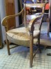 FAUTEUIL RUSTIQUE A CROSSE XIXe