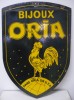 ORIA  PLAQUE EMAILLEE DOUBLE FACE