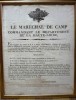 APPEL DU MARECHAL DE CAMP COMMANDANT LE DEPARTEMENT DE LA HAUTE LOIRE . 1815