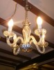 LUSTRE EN VERRE TORSADE FACON MURANO