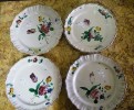 DIVERS ASSIETTES FAIENCE DE L'EST XVIIIe