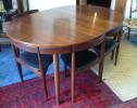 HANS OLSEN pour FREM ROJLE Table et chaises en teck