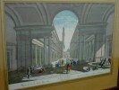 VUE D'OPTIQUE 'Place de Arno � florence'