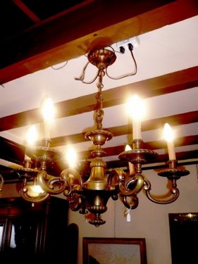 Lustre Bronze, de Style Louis XIV