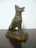BRONZE CHIEN LOUP