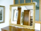 MIROIR CADRE BOIS STUQUE RESTAURATION