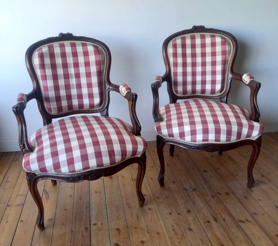 Paire de Fauteuils Cabriolets, Epoque Napolon III