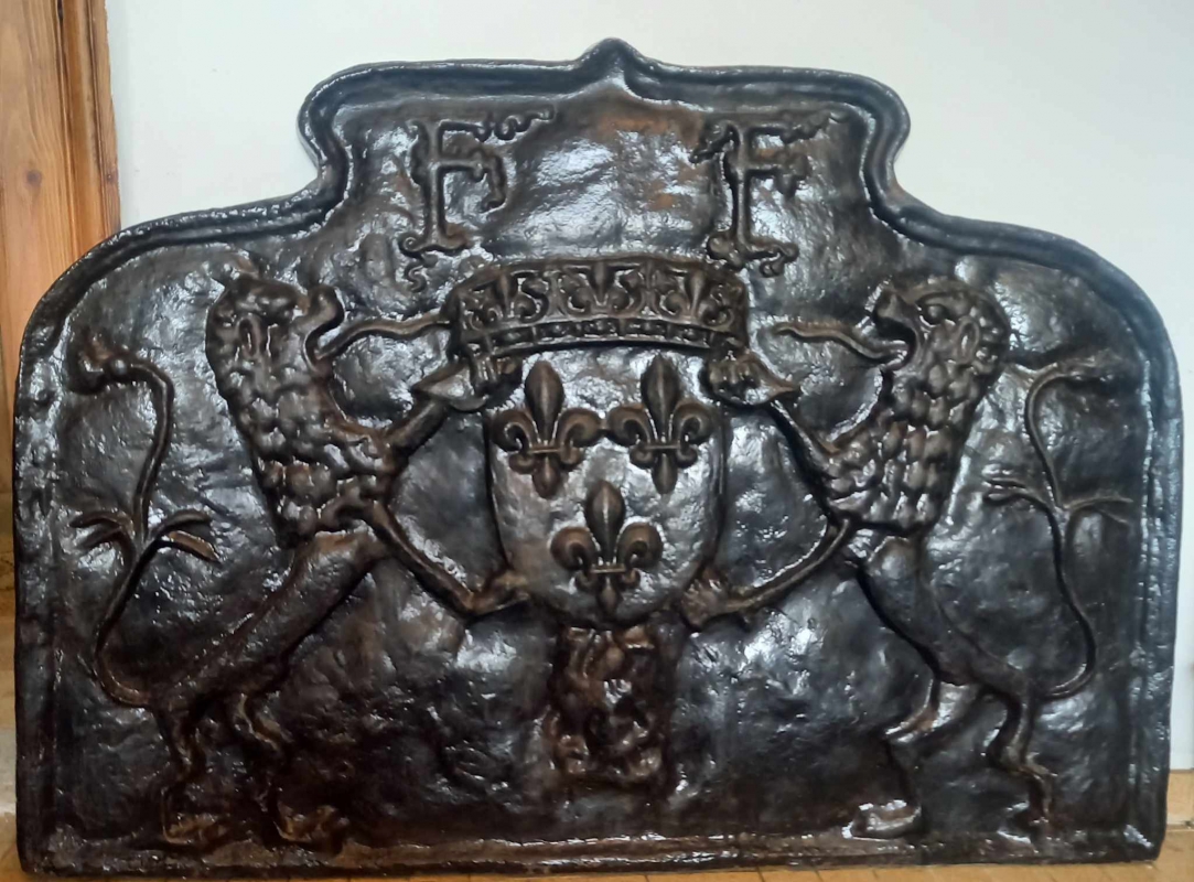 Plaque de chemine d'aprs un modle du XVIe