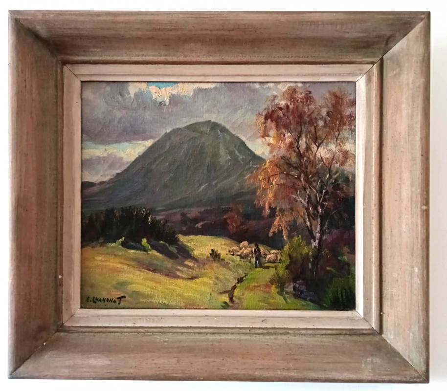 Ernest CHANONAT Ec. de MUROL Contrejour la Baraque