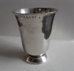 TIMBALE ARGENT SUR PIEDOUCHE, XVIIIE