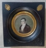 Miniature Portrait Homme Epoque Restauration