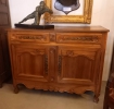 Buffet Bois Naturel XIXe Rustique Louis XV