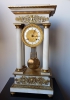Imposante Pendule Portique, Second Tiers Du XIXe