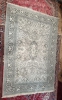 Tapis Inde Kashmir dcor persan fond vieux rose