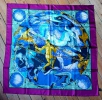 Carr� C�line en Soie Constellations Astrologiques