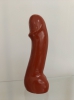 Phallus en pltre patin rouge