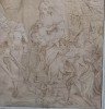 Ecole Italienne XVIIe: Ste Dorothe et Ste Famille