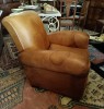 Fauteuil Club en Cuir, Annes 50