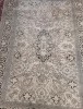 Tapis Inde Kashmir dcor persan fond vieux rose