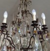 Grand Lustre  Pampilles, XIXe Sicle