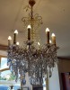 Lustre Pampilles  Neuf bras de Lumires