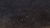 Grande plaque en fonte de fer signe M.Vannetzel