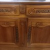 Buffet Bois Naturel XIXe Rustique Louis XV