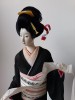 Poupe Japonaise Et Vitrine De Prsentation