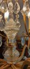 Lustre  Pampilles, huit feux en Chandelier + un