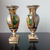 Paire de Vases Porcelaine de Paris, Ep. Romantique