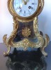 Pendule Cartel, Bronze, Fin XIXe Style Rocaille