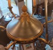 Lustre Six Feux en Tle Laque, de Style Empire