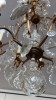Lustre  Pampilles, huit feux en Chandelier + un