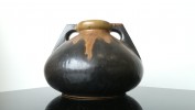 Denbac : Vase en grs flamm, poque Art Deco