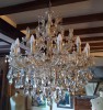 Grand Lustre  Pampilles 18 lumires