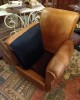 Fauteuil Club en Cuir, Annes 50